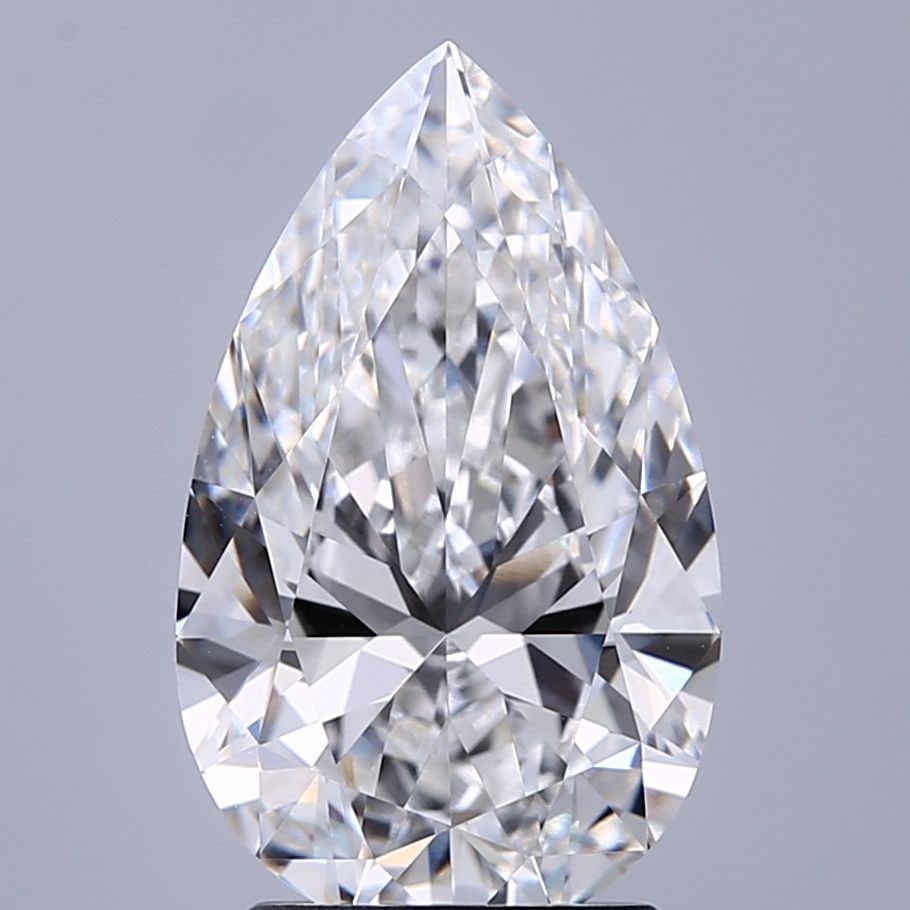 Loose Diamond - PEAR 2.59ct E VVS1: Loose Diamond - PEAR 2.59ct E VVS1 Source: This is a real non-mined Diamond that has been grown in a lab Shape: PEAR Carats: 2.59 Color: E Clarity: VVS1 Certification: IGI Video: