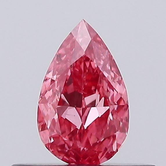 Loose Diamond - PEAR 0.35ct Fancy Vivid Pink VS2: Loose Diamond - PEAR 0.35ct Fancy Vivid Pink VS2 Source: This is a real non-mined Diamond that has been grown in a lab Shape: PEAR Carats: 0.35 Color: Fancy Vivid Pink Certification: NONE Video:
