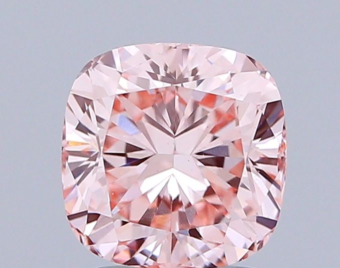 Loose Diamond - CUSHION MODIFIED 2.04ct Fancy Vivid Pink VS1: Loose Diamond - CUSHION MODIFIED 2.04ct Fancy Vivid Pink VS1 Source: This is a real non-mined Diamond that has been grown in a lab Shape: CUSHION MODIFIED Carats: 2.04 Color: Fancy Vivid Pink Certific