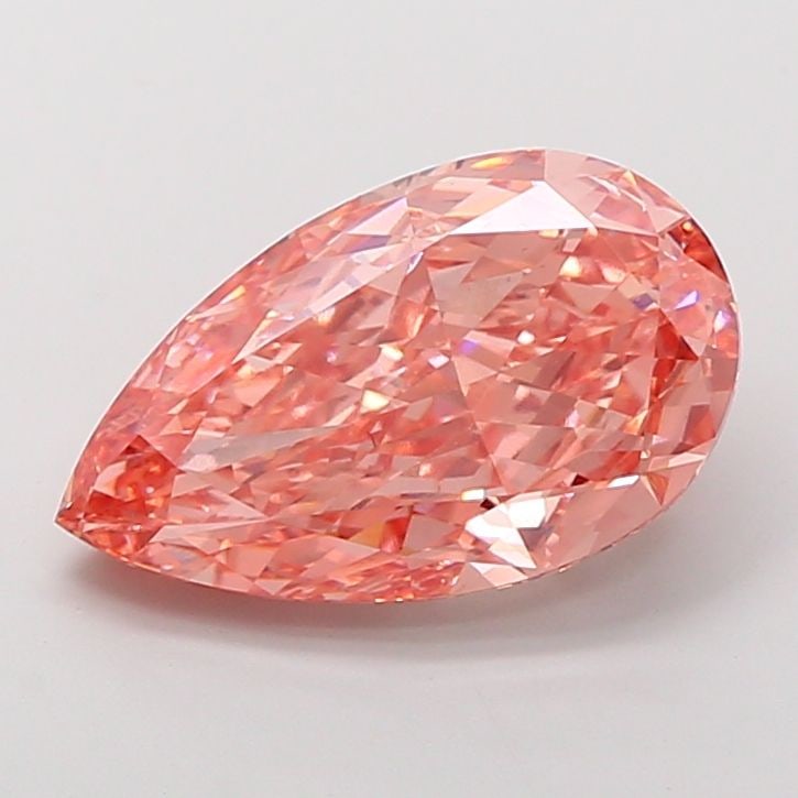 Loose Diamond - PEAR 8.03ct Fancy Vivid Pink VVS2: Loose Diamond - PEAR 8.03ct Fancy Vivid Pink VVS2 Source: This is a real non-mined Diamond that has been grown in a lab Shape: PEAR Carats: 8.03 Color: Fancy Vivid Pink Certification: IGI Video: