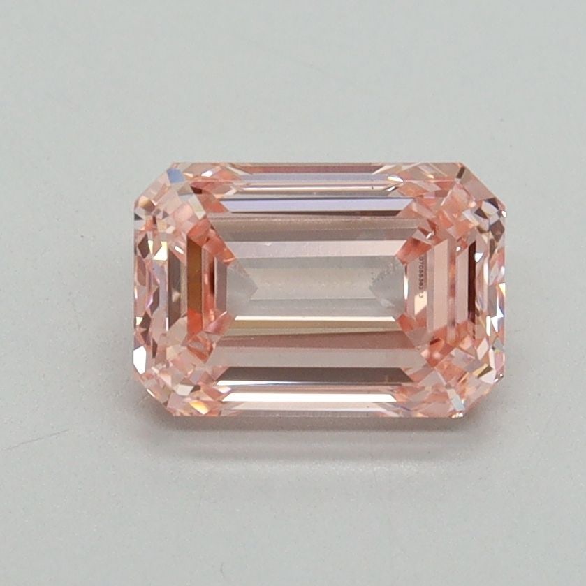 Loose Diamond - EMERALD 1.23ct Fancy Intense Pink VS1: Loose Diamond - EMERALD 1.23ct Fancy Intense Pink VS1 Source: This is a real non-mined Diamond that has been grown in a lab Shape: EMERALD Carats: 1.23 Color: Fancy Intense Pink Certification: IGI Vid