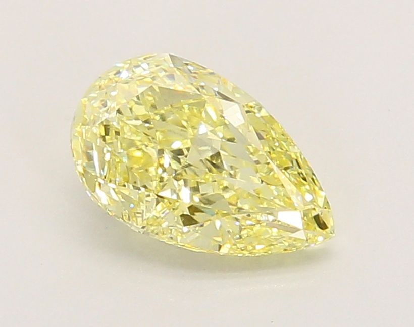 Loose Diamond - PEAR 1.55ct Fancy Yellow VS2: Loose Diamond - PEAR 1.55ct Fancy Yellow VS2 Source: This is a real non-mined Diamond that has been grown in a lab Shape: PEAR Carats: 1.55 Color: Fancy Yellow Certification: IGI Video: