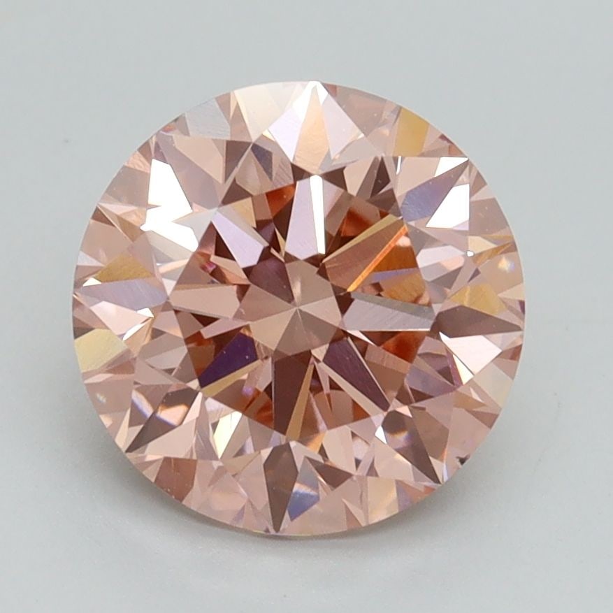 Loose Diamond - ROUND 2.52ct Fancy Intense Pink VS1: Loose Diamond - ROUND 2.52ct Fancy Intense Pink VS1 Source: This is a real non-mined Diamond that has been grown in a lab Shape: ROUND Carats: 2.52 Color: Fancy Intense Pink Certification: IGI Video:
