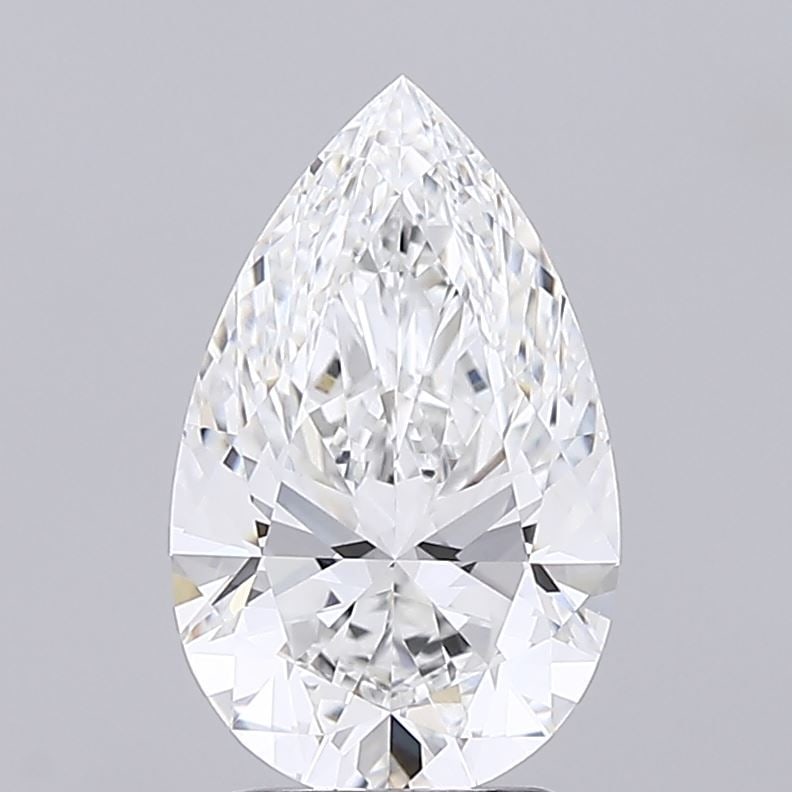 Loose Diamond - PEAR 2.52ct E VVS1: Loose Diamond - PEAR 2.52ct E VVS1 Source: This is a real non-mined Diamond that has been grown in a lab Shape: PEAR Carats: 2.52 Color: E Clarity: VVS1 Certification: GCAL Video: