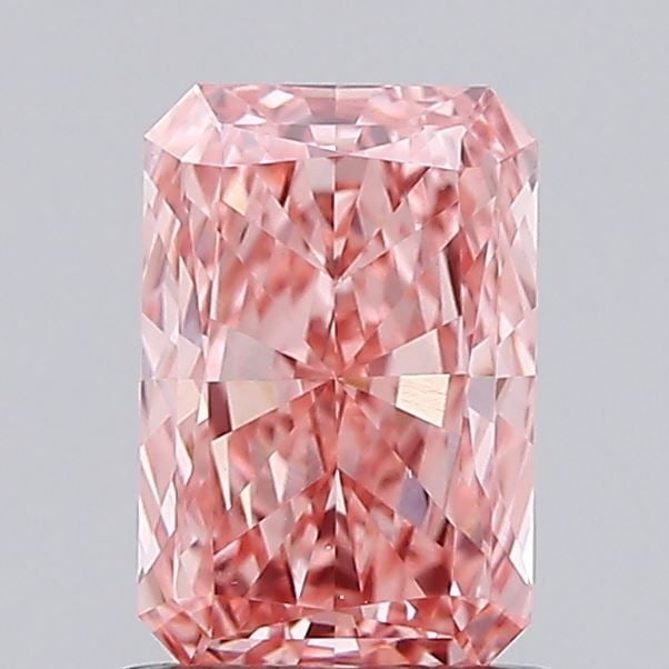 Loose Diamond - RADIANT 1.02ct Fancy Vivid Pink VS1: Loose Diamond - RADIANT 1.02ct Fancy Vivid Pink VS1 Source: This is a real non-mined Diamond that has been grown in a lab Shape: RADIANT Carats: 1.02 Color: Fancy Vivid Pink Certification: IGI Video: