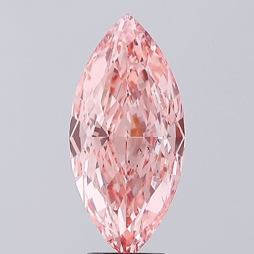 Loose Diamond - MARQUISE 5.21ct Fancy Vivid Pink VVS2: Loose Diamond - MARQUISE 5.21ct Fancy Vivid Pink VVS2 Source: This is a real non-mined Diamond that has been grown in a lab Shape: MARQUISE Carats: 5.21 Color: Fancy Vivid Pink Certification: IGI