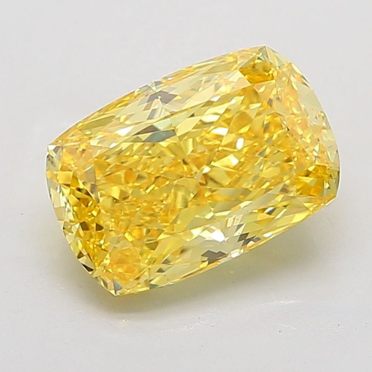Loose Diamond - CUSHION MODIFIED 5.65ct Fancy Vivid Yellow VS1: Loose Diamond - CUSHION MODIFIED 5.65ct Fancy Vivid Yellow VS1 Source: This is a real non-mined Diamond that has been grown in a lab Shape: CUSHION MODIFIED Carats: 5.65 Color: Fancy Vivid Yellow Cert