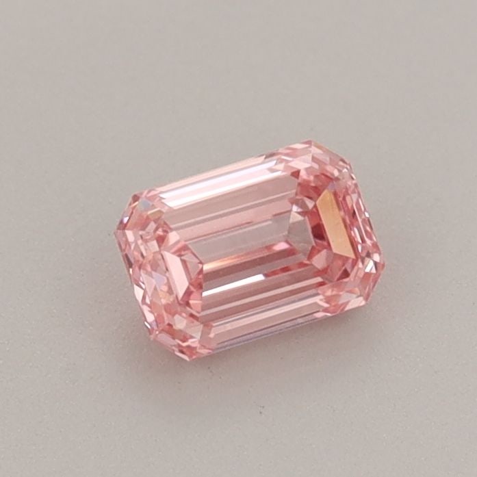 Loose Diamond - EMERALD 0.41ct Fancy Vivid Pink VS1: Loose Diamond - EMERALD 0.41ct Fancy Vivid Pink VS1 Source: This is a real non-mined Diamond that has been grown in a lab Shape: EMERALD Carats: 0.41 Color: Fancy Vivid Pink Certification: IGI Video: