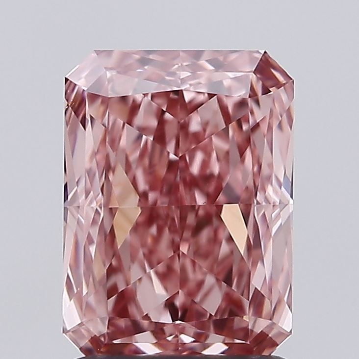 Loose Diamond - RADIANT 1.58ct Fancy Vivid Pink VVS2: Loose Diamond - RADIANT 1.58ct Fancy Vivid Pink VVS2 Source: This is a real non-mined Diamond that has been grown in a lab Shape: RADIANT Carats: 1.58 Color: Fancy Vivid Pink Certification: IGI Video: