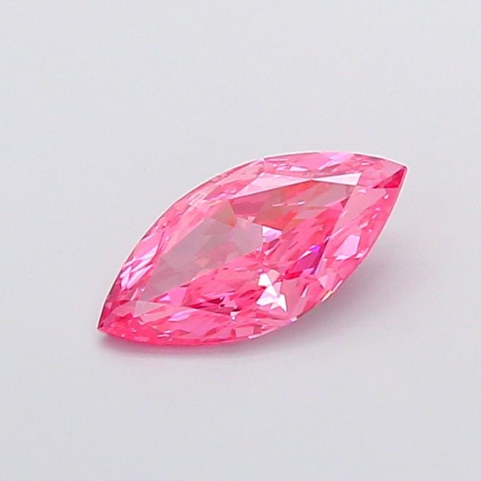 Loose Diamond - MARQUISE 1.09ct Fancy Vivid Pink VS1: Loose Diamond - MARQUISE 1.09ct Fancy Vivid Pink VS1 Source: This is a real non-mined Diamond that has been grown in a lab Shape: MARQUISE Carats: 1.09 Color: Fancy Vivid Pink Certification: IGI Video