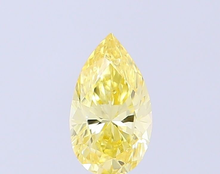Loose Diamond - PEAR 0.45ct Fancy Intense Yellow VS2: Loose Diamond - PEAR 0.45ct Fancy Intense Yellow VS2 Source: This is a real non-mined Diamond that has been grown in a lab Shape: PEAR Carats: 0.45 Color: Fancy Intense Yellow Certification: IGI Video