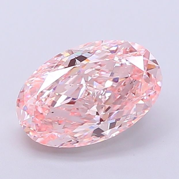 Loose Diamond - OVAL 2.5ct Fancy Vivid Pink VS1: Loose Diamond - OVAL 2.5ct Fancy Vivid Pink VS1 Source: This is a real non-mined Diamond that has been grown in a lab Shape: OVAL Carats: 2.5 Color: Fancy Vivid Pink Certification: IGI Video: