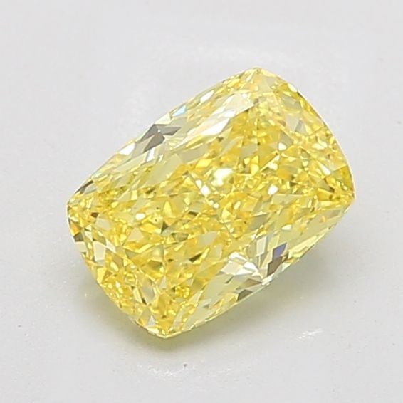 Loose Diamond - CUSHION MODIFIED 2.07ct Fancy Vivid Yellow VS1: Loose Diamond - CUSHION MODIFIED 2.07ct Fancy Vivid Yellow VS1 Source: This is a real non-mined Diamond that has been grown in a lab Shape: CUSHION MODIFIED Carats: 2.07 Color: Fancy Vivid Yellow Cert
