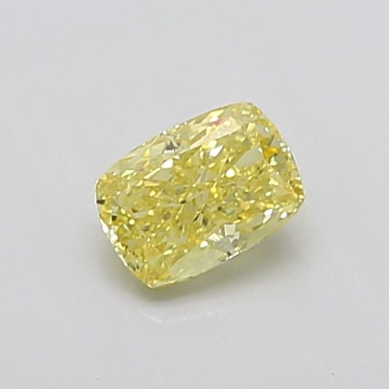Loose Diamond - CUSHION MODIFIED 1.01ct Fancy Intense Yellow VS1: Loose Diamond - CUSHION MODIFIED 1.01ct Fancy Intense Yellow VS1 Source: This is a real non-mined Diamond that has been grown in a lab Shape: CUSHION MODIFIED Carats: 1.01 Color: Fancy Intense Yellow 