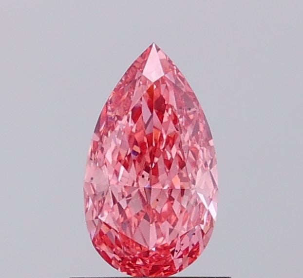 Loose Diamond - PEAR 1.02ct Fancy Vivid Pink SI1: Loose Diamond - PEAR 1.02ct Fancy Vivid Pink SI1 Source: This is a real non-mined Diamond that has been grown in a lab Shape: PEAR Carats: 1.02 Color: Fancy Vivid Pink Certification: IGI Video: