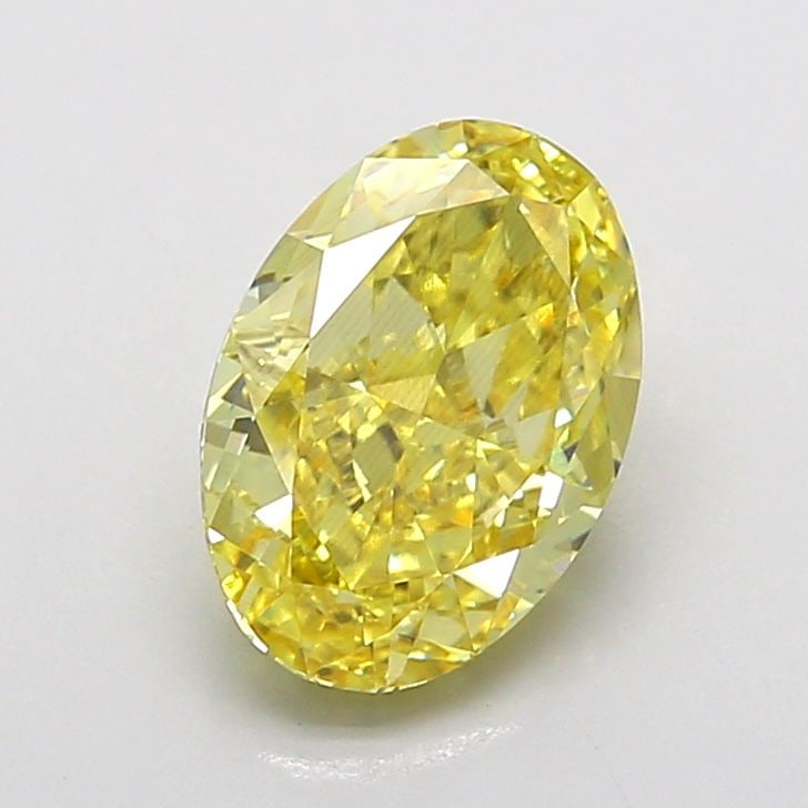 Loose Diamond - OVAL 2.07ct Fancy Intense Yellow VS2: Loose Diamond - OVAL 2.07ct Fancy Intense Yellow VS2 Source: This is a real non-mined Diamond that has been grown in a lab Shape: OVAL Carats: 2.07 Color: Fancy Intense Yellow Certification: IGI Video
