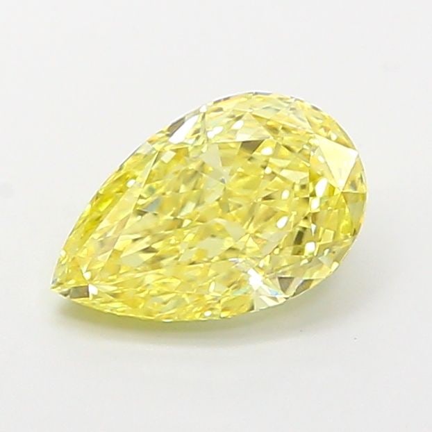 Loose Diamond - PEAR 1.29ct Fancy Vivid Yellow VS1: Loose Diamond - PEAR 1.29ct Fancy Vivid Yellow VS1 Source: This is a real non-mined Diamond that has been grown in a lab Shape: PEAR Carats: 1.29 Color: Fancy Vivid Yellow Certification: IGI Video: