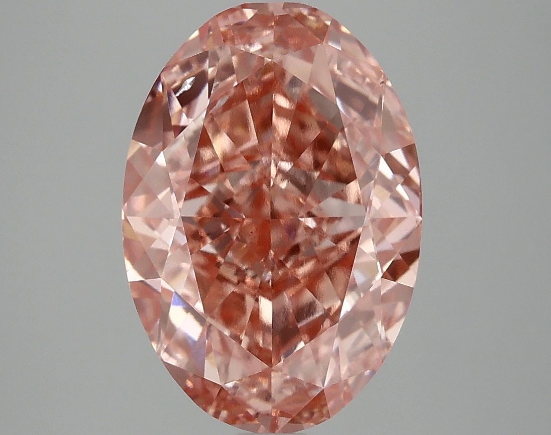 Loose Diamond - OVAL 4.97ct Fancy Vivid Pink VS2: Loose Diamond - OVAL 4.97ct Fancy Vivid Pink VS2 Source: This is a real non-mined Diamond that has been grown in a lab Shape: OVAL Carats: 4.97 Color: Fancy Vivid Pink Certification: IGI Video: