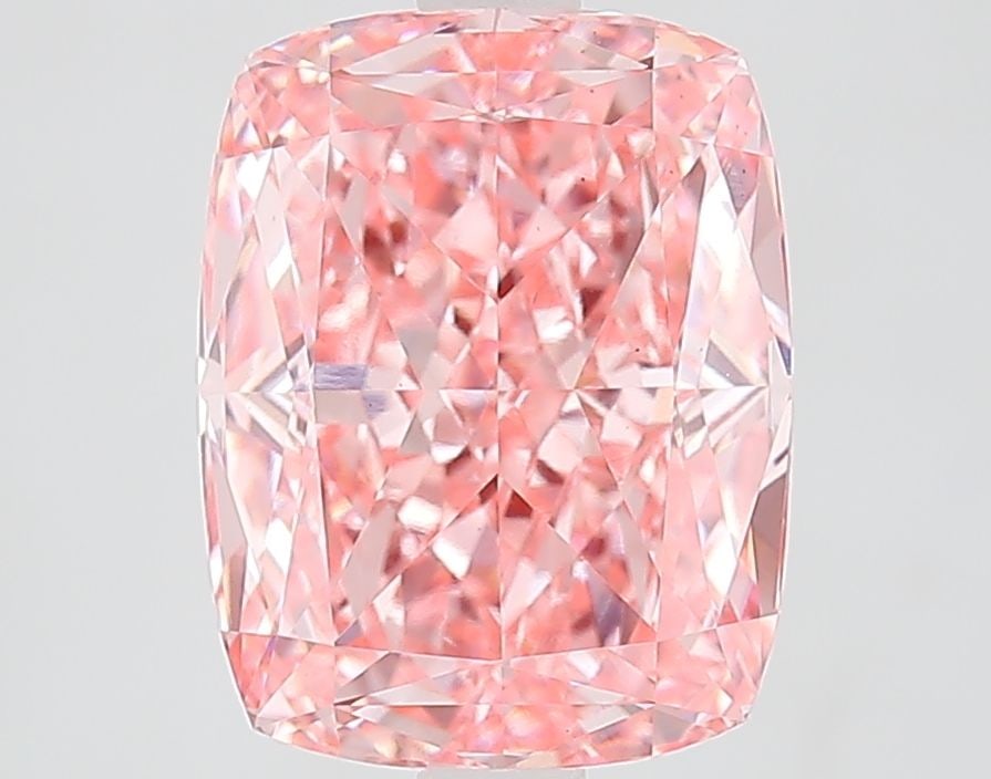 Loose Diamond - CUSHION MODIFIED 3.86ct Fancy Vivid Pink VS1: Loose Diamond - CUSHION MODIFIED 3.86ct Fancy Vivid Pink VS1 Source: This is a real non-mined Diamond that has been grown in a lab Shape: CUSHION MODIFIED Carats: 3.86 Color: Fancy Vivid Pink Certific