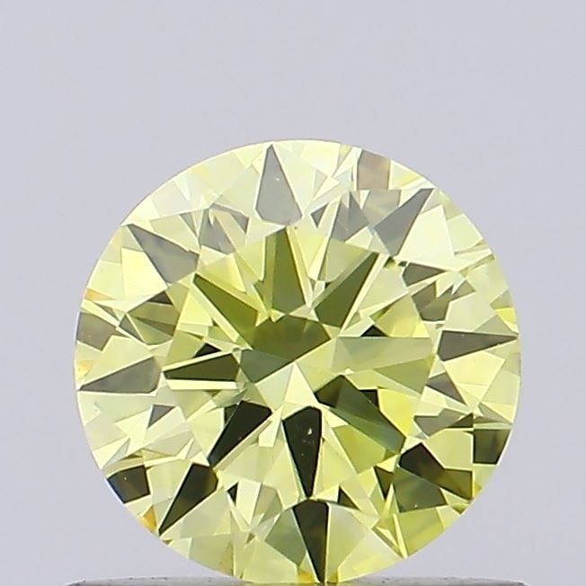 Loose Diamond - ROUND 0.62ct Fancy Yellow VS1: Loose Diamond - ROUND 0.62ct Fancy Yellow VS1 Source: This is a real non-mined Diamond that has been grown in a lab Shape: ROUND Carats: 0.62 Color: Fancy Yellow Certification: IGI Video: