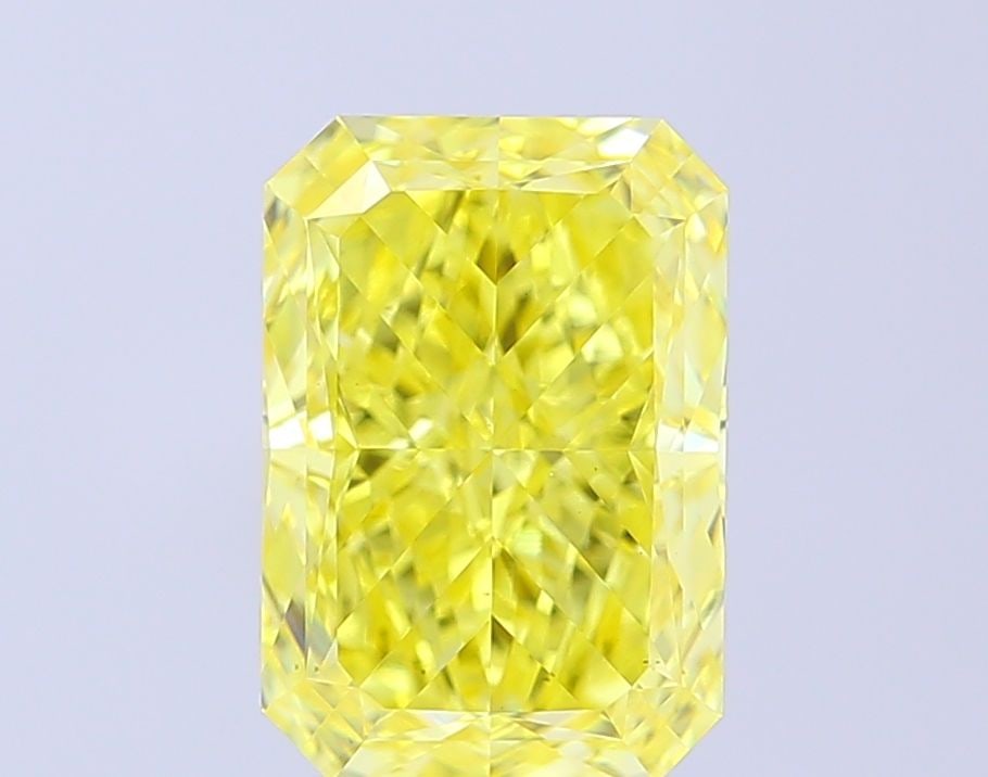 Loose Diamond - RADIANT 3.08ct Fancy Intense Yellow VS1: Loose Diamond - RADIANT 3.08ct Fancy Intense Yellow VS1 Source: This is a real non-mined Diamond that has been grown in a lab Shape: RADIANT Carats: 3.08 Color: Fancy Intense Yellow Certification: IGI