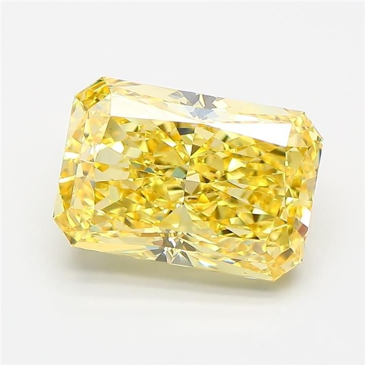 Loose Diamond - RADIANT 4.03ct Fancy Vivid Yellow VS1: Loose Diamond - RADIANT 4.03ct Fancy Vivid Yellow VS1 Source: This is a real non-mined Diamond that has been grown in a lab Shape: RADIANT Carats: 4.03 Color: Fancy Vivid Yellow Certification: IGI Vid