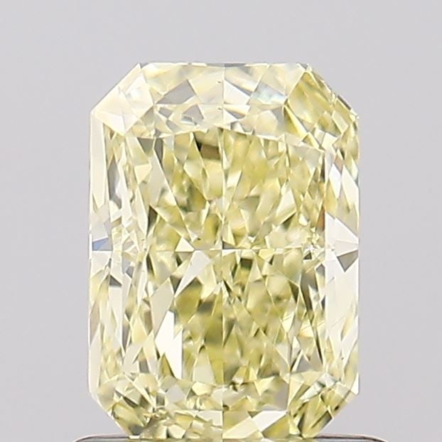 Loose Diamond - RADIANT 1.01ct Fancy Yellow VS1: Loose Diamond - RADIANT 1.01ct Fancy Yellow VS1 Source: This is a real non-mined Diamond that has been grown in a lab Shape: RADIANT Carats: 1.01 Color: Fancy Yellow Certification: IGI Video: