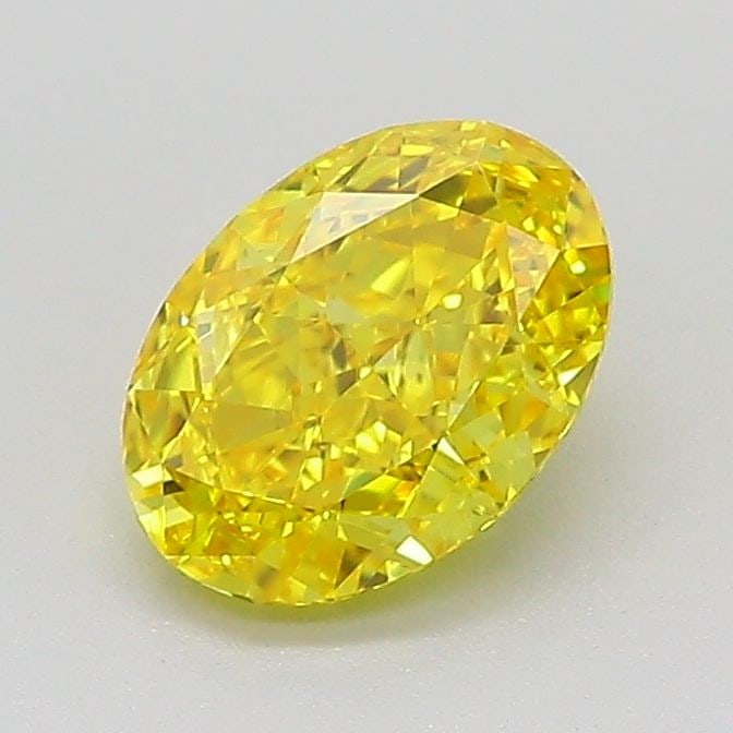 Loose Diamond - OVAL 1.01ct Fancy Vivid Yellow VS1: Loose Diamond - OVAL 1.01ct Fancy Vivid Yellow VS1 Source: This is a real non-mined Diamond that has been grown in a lab Shape: OVAL Carats: 1.01 Color: Fancy Vivid Yellow Certification: IGI The Diamo