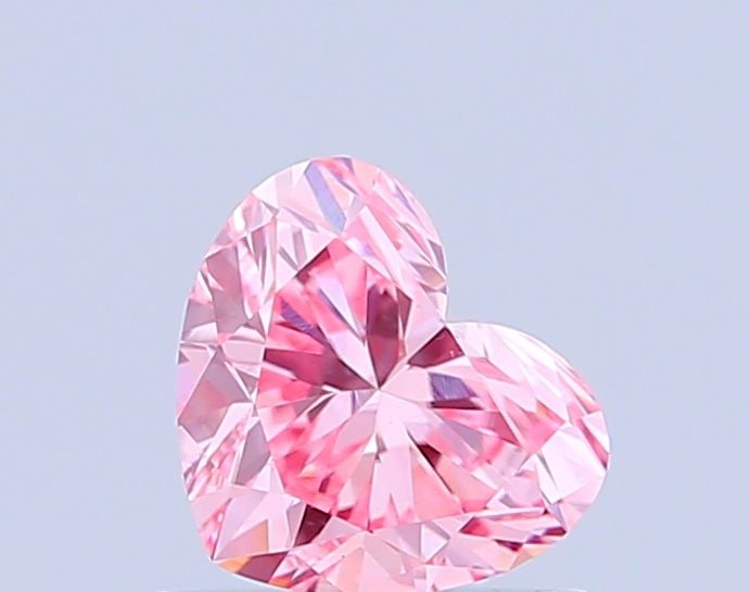 Loose Diamond - HEART 0.78ct Fancy Intense Pink VVS2: Loose Diamond - HEART 0.78ct Fancy Intense Pink VVS2 Source: This is a real non-mined Diamond that has been grown in a lab Shape: HEART Carats: 0.78 Color: Fancy Intense Pink Certification: IGI Video: