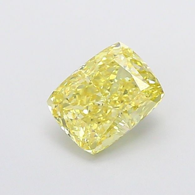 Loose Diamond - CUSHION MODIFIED 1.58ct Fancy Intense Yellow VVS2: Loose Diamond - CUSHION MODIFIED 1.58ct Fancy Intense Yellow VVS2 Source: This is a real non-mined Diamond that has been grown in a lab Shape: CUSHION MODIFIED Carats: 1.58 Color: Fancy Intense Yellow