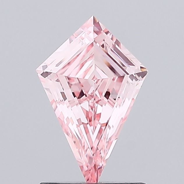 Loose Diamond - KITE 0.92ct Fancy Vivid Pink VS1: Loose Diamond - KITE 0.92ct Fancy Vivid Pink VS1 Source: This is a real non-mined Diamond that has been grown in a lab Shape: KITE Carats: 0.92 Color: Fancy Vivid Pink Certification: IGI Video: