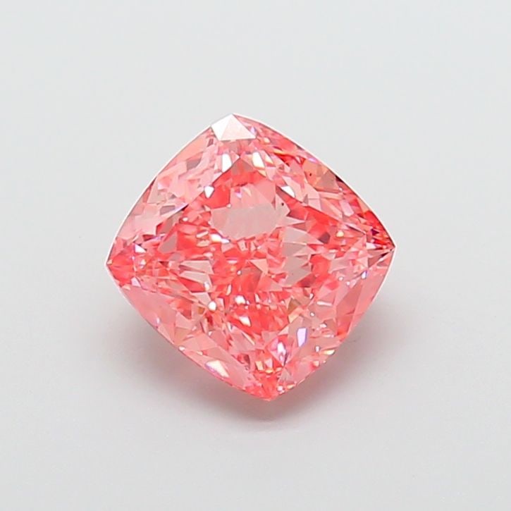 Loose Diamond - CUSHION MODIFIED 5.03ct Fancy Vivid Pink VS2: Loose Diamond - CUSHION MODIFIED 5.03ct Fancy Vivid Pink VS2 Source: This is a real non-mined Diamond that has been grown in a lab Shape: CUSHION MODIFIED Carats: 5.03 Color: Fancy Vivid Pink Certific