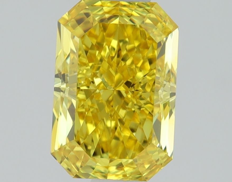 Loose Diamond - RADIANT 1.03ct Fancy Vivid Yellow VS1: Loose Diamond - RADIANT 1.03ct Fancy Vivid Yellow VS1 Source: This is a real non-mined Diamond that has been grown in a lab Shape: RADIANT Carats: 1.03 Color: Fancy Vivid Yellow Certification: IGI Vid