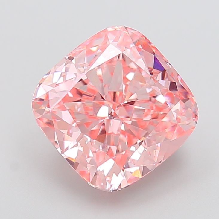 Loose Diamond - CUSHION MODIFIED 6.05ct Fancy Vivid Pink VS1: Loose Diamond - CUSHION MODIFIED 6.05ct Fancy Vivid Pink VS1 Source: This is a real non-mined Diamond that has been grown in a lab Shape: CUSHION MODIFIED Carats: 6.05 Color: Fancy Vivid Pink Certific