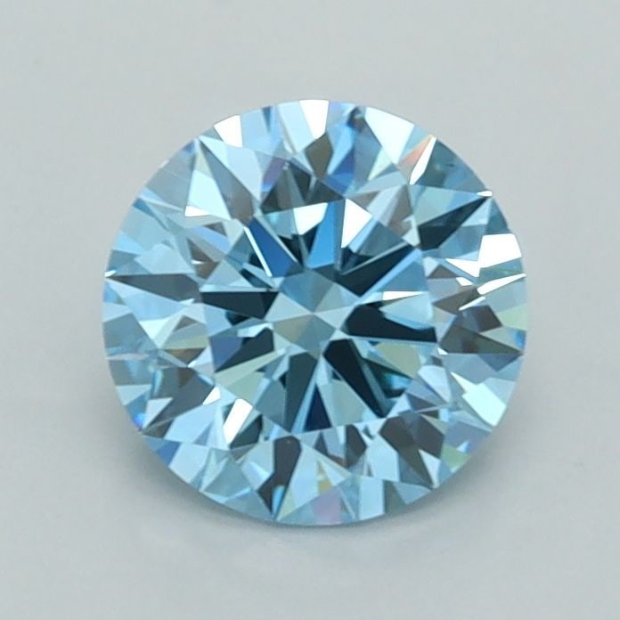 Ideal Loose Diamond - ROUND 1.06ct Fancy Vivid Blue VS1: Ideal Loose Diamond - ROUND 1.06ct Fancy Vivid Blue VS1 Source: This is a real non-mined Diamond that has been grown in a lab Shape: ROUND Carats: 1.06 Color: Fancy Vivid Blue Certification: IGI Video