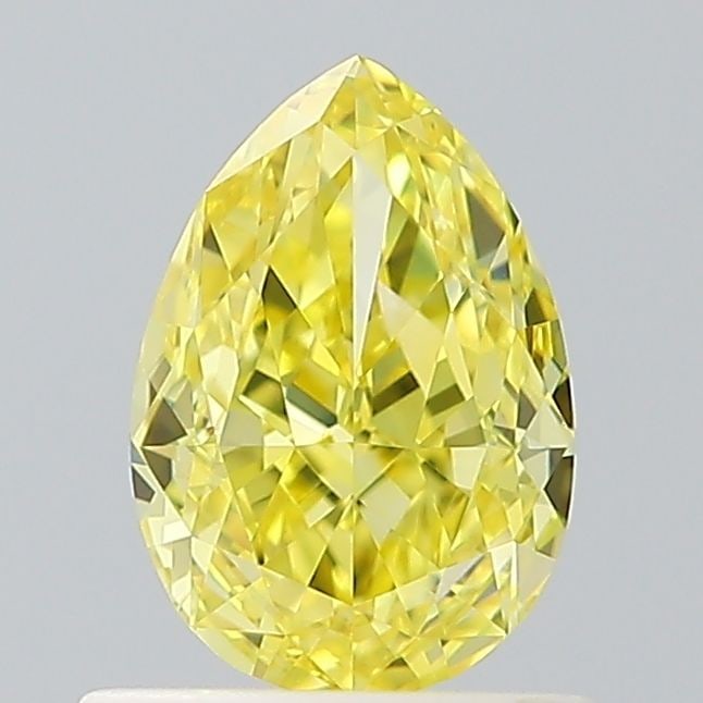 Loose Diamond - PEAR 1.03ct Fancy Vivid Yellow VVS1: Loose Diamond - PEAR 1.03ct Fancy Vivid Yellow VVS1 Source: This is a real non-mined Diamond that has been grown in a lab Shape: PEAR Carats: 1.03 Color: Fancy Vivid Yellow Certification: IGI Video: