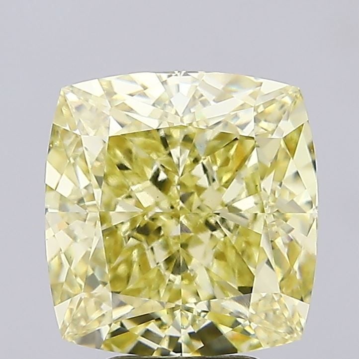 Loose Diamond - CUSHION MODIFIED 5.52ct Fancy Intense Yellow VS1: Loose Diamond - CUSHION MODIFIED 5.52ct Fancy Intense Yellow VS1 Source: This is a real non-mined Diamond that has been grown in a lab Shape: CUSHION MODIFIED Carats: 5.52 Color: Fancy Intense Yellow 