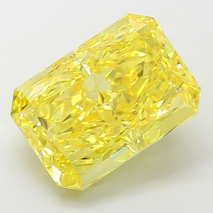 Loose Diamond - RADIANT 4.02ct Fancy Vivid Yellow VS1: Loose Diamond - RADIANT 4.02ct Fancy Vivid Yellow VS1 Source: This is a real non-mined Diamond that has been grown in a lab Shape: RADIANT Carats: 4.02 Color: Fancy Vivid Yellow Certification: IGI Vid