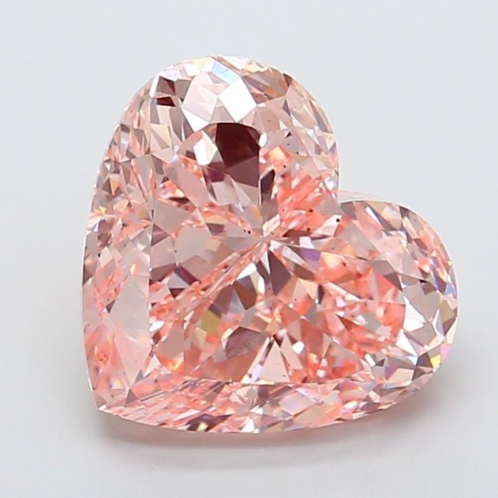 Loose Diamond - HEART 10.35ct Fancy Intense Pink VS2: Loose Diamond - HEART 10.35ct Fancy Intense Pink VS2 Source: This is a real non-mined Diamond that has been grown in a lab Shape: HEART Carats: 10.35 Color: Fancy Intense Pink Certification: IGI Video