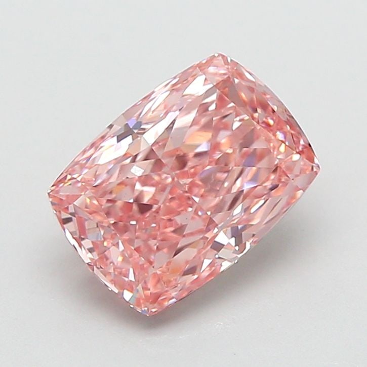 Loose Diamond - CUSHION MODIFIED 2.02ct Fancy Vivid Pink VS1: Loose Diamond - CUSHION MODIFIED 2.02ct Fancy Vivid Pink VS1 Source: This is a real non-mined Diamond that has been grown in a lab Shape: CUSHION MODIFIED Carats: 2.02 Color: Fancy Vivid Pink Certific