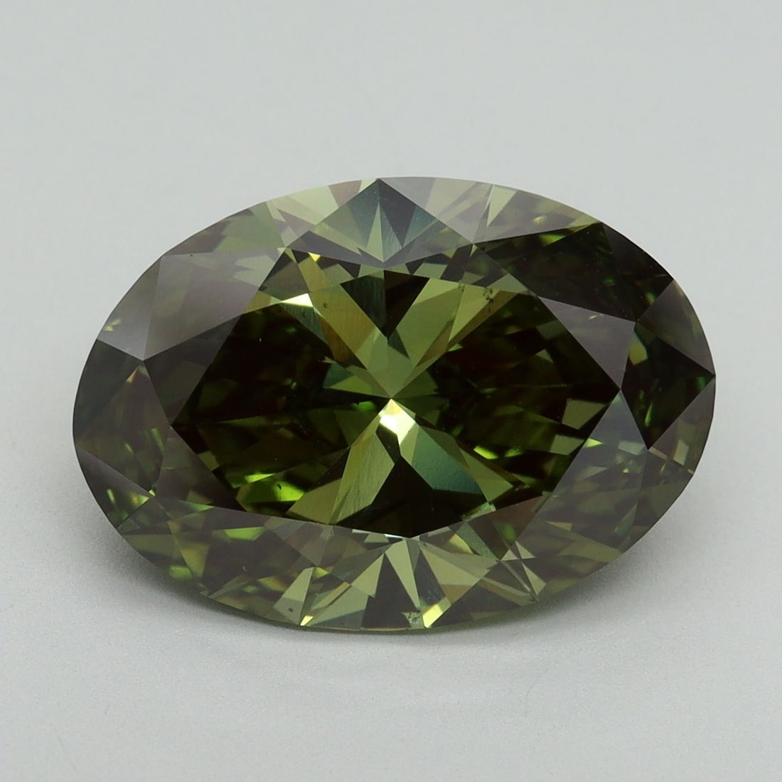 Loose Diamond - OVAL 6.51ct Fancy Vivid Green VS2 (1 of 1)