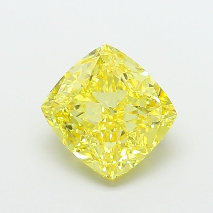 Loose Diamond - CUSHION MODIFIED 3.5ct Fancy Vivid Yellow VS2: Loose Diamond - CUSHION MODIFIED 3.5ct Fancy Vivid Yellow VS2 Source: This is a real non-mined Diamond that has been grown in a lab Shape: CUSHION MODIFIED Carats: 3.5 Color: Fancy Vivid Yellow Certif