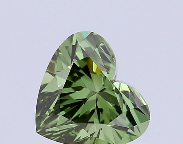 Loose Diamond - HEART 1.01ct Fancy Vivid Green VVS2: Loose Diamond - HEART 1.01ct Fancy Vivid Green VVS2 Source: This is a real non-mined Diamond that has been grown in a lab Shape: HEART Carats: 1.01 Color: Fancy Vivid Green Certification: IGI Video: