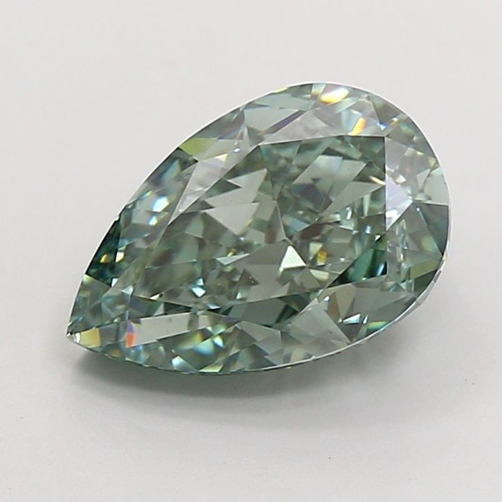 Loose Diamond - PEAR 2.63ct Fancy Vivid Green VS1: Loose Diamond - PEAR 2.63ct Fancy Vivid Green VS1 Source: This is a real non-mined Diamond that has been grown in a lab Shape: PEAR Carats: 2.63 Color: Fancy Vivid Green Certification: IGI Video: