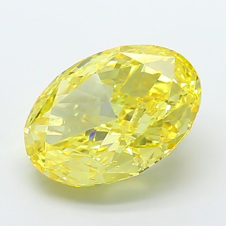Loose Diamond - OVAL 8.06ct Fancy Vivid Yellow VS2: Loose Diamond - OVAL 8.06ct Fancy Vivid Yellow VS2 Source: This is a real non-mined Diamond that has been grown in a lab Shape: OVAL Carats: 8.06 Color: Fancy Vivid Yellow Certification: IGI Video: