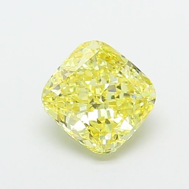Loose Diamond - CUSHION MODIFIED 2.51ct Fancy Intense Yellow VS1: Loose Diamond - CUSHION MODIFIED 2.51ct Fancy Intense Yellow VS1 Source: This is a real non-mined Diamond that has been grown in a lab Shape: CUSHION MODIFIED Carats: 2.51 Color: Fancy Intense Yellow 