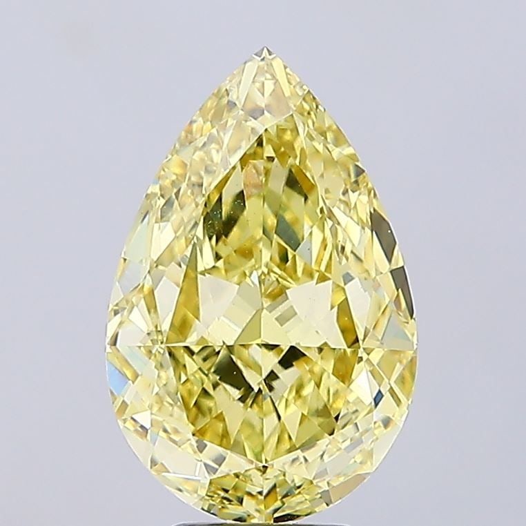 Loose Diamond - PEAR 7.55ct Fancy Intense Yellow VS1: Loose Diamond - PEAR 7.55ct Fancy Intense Yellow VS1 Source: This is a real non-mined Diamond that has been grown in a lab Shape: PEAR Carats: 7.55 Color: Fancy Intense Yellow Certification: NONE Vide