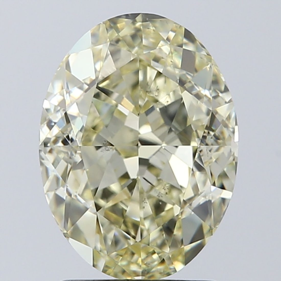 Loose Diamond - OVAL 2.36ct Fancy Light Yellow SI1: Loose Diamond - OVAL 2.36ct Fancy Light Yellow SI1 Source: Natural Shape: OVAL Carats: 2.36 Color: Fancy Light Yellow Certification: GIA Video: