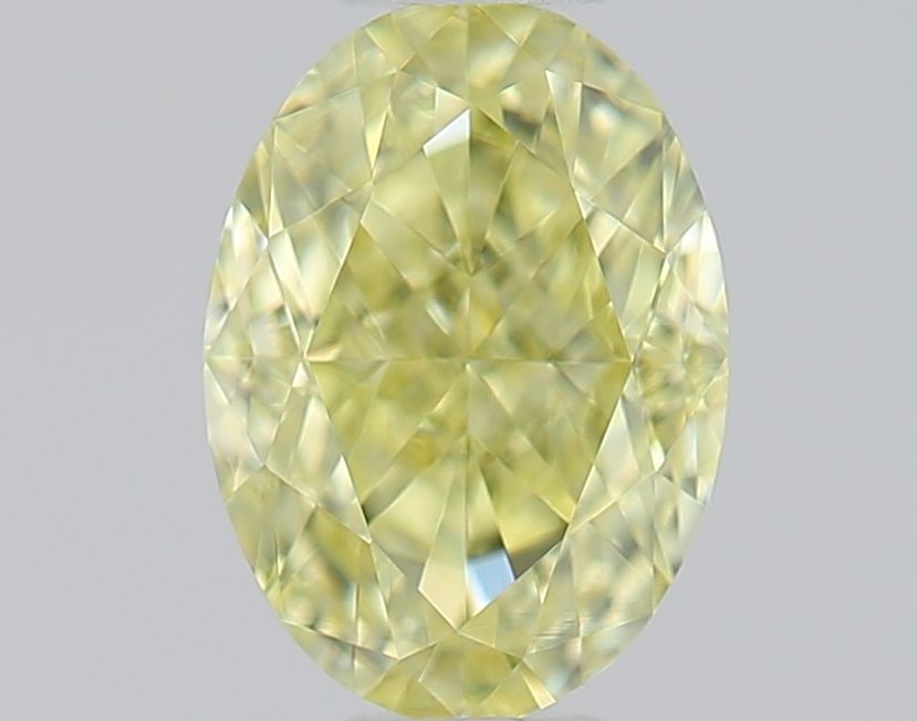 Loose Diamond - OVAL 0.5ct Fancy Light Yellow VS1: Loose Diamond - OVAL 0.5ct Fancy Light Yellow VS1 Source: Natural Shape: OVAL Carats: 0.5 Color: Fancy Light Yellow Certification: GIA Video: