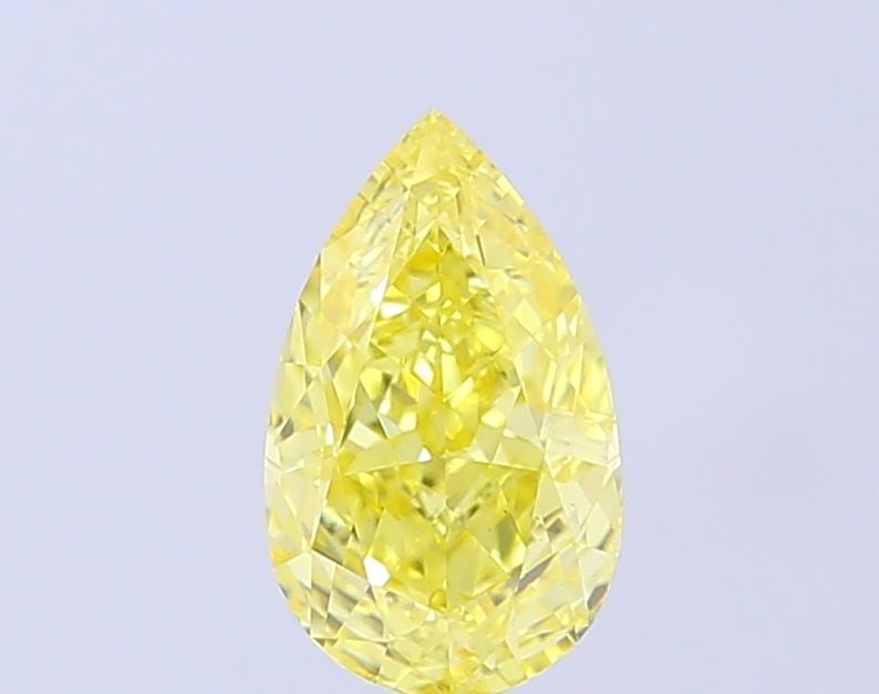 Loose Diamond - PEAR 1.59ct Fancy Vivid Yellow VS1: Loose Diamond - PEAR 1.59ct Fancy Vivid Yellow VS1 Source: This is a real non-mined Diamond that has been grown in a lab Shape: PEAR Carats: 1.59 Color: Fancy Vivid Yellow Certification: IGI Video: